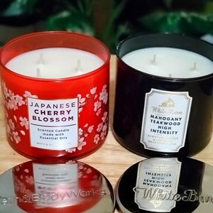 2 Bath & body works 3-wick candles